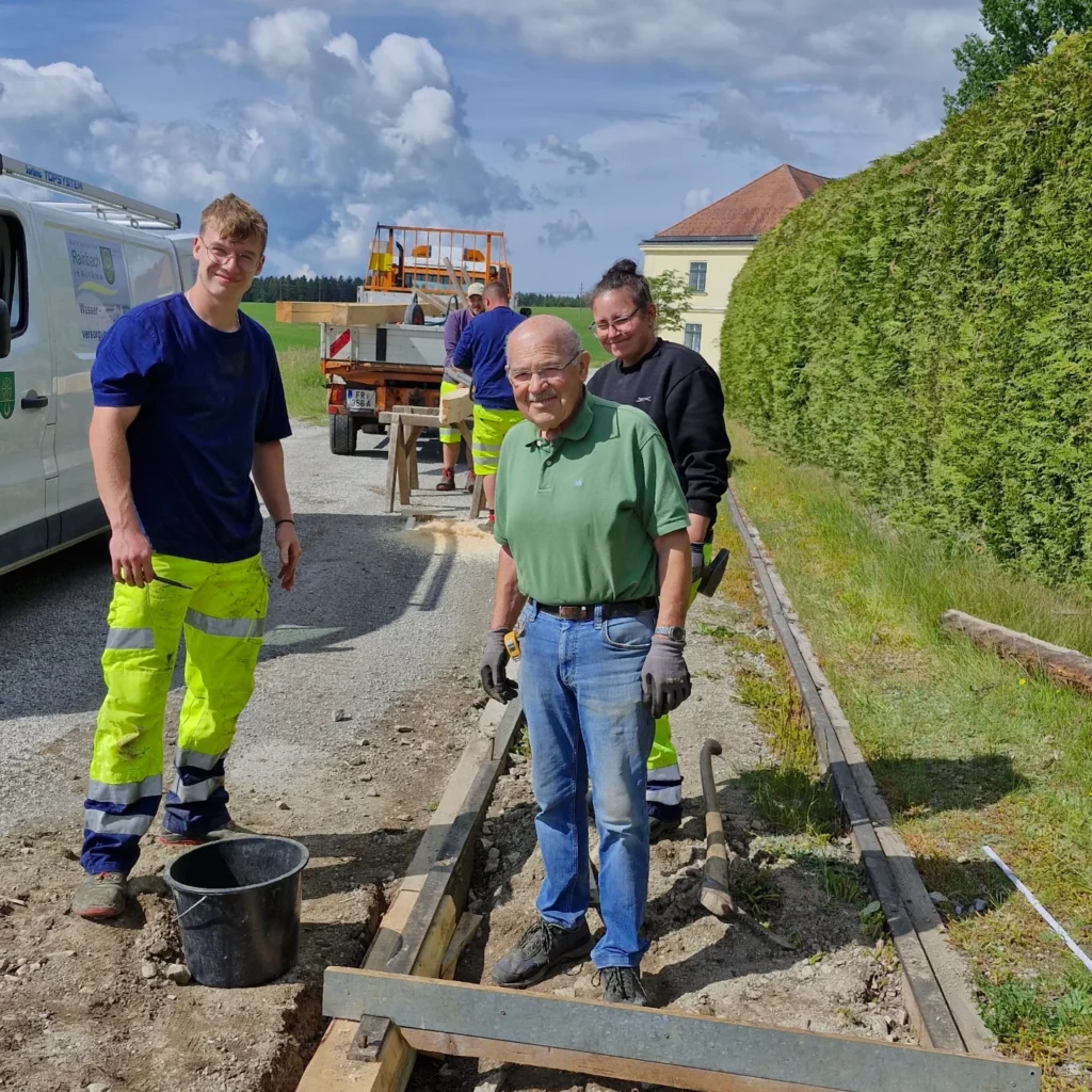 Reparaturarbeiten am Gleis Sommer 2024