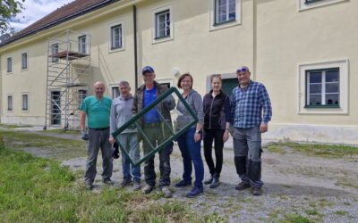 Fenster Sanierung am Pferdeeisenbahnhof